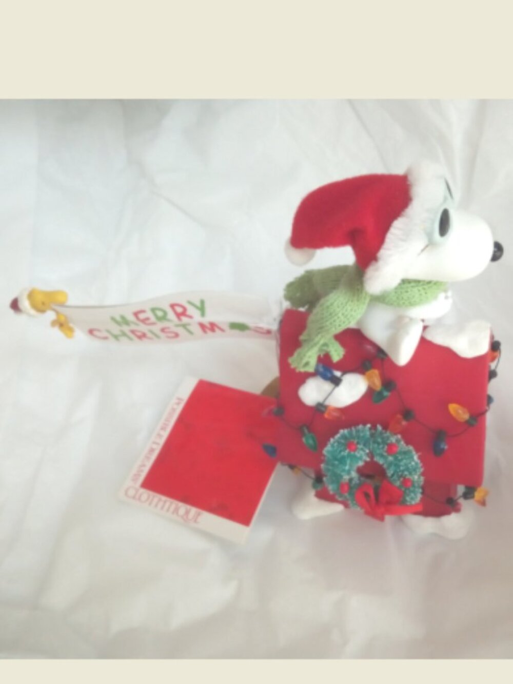 NIB Retired 2006 Peanuts "Snoopy the Flying Ace" with Woodstock Figurine